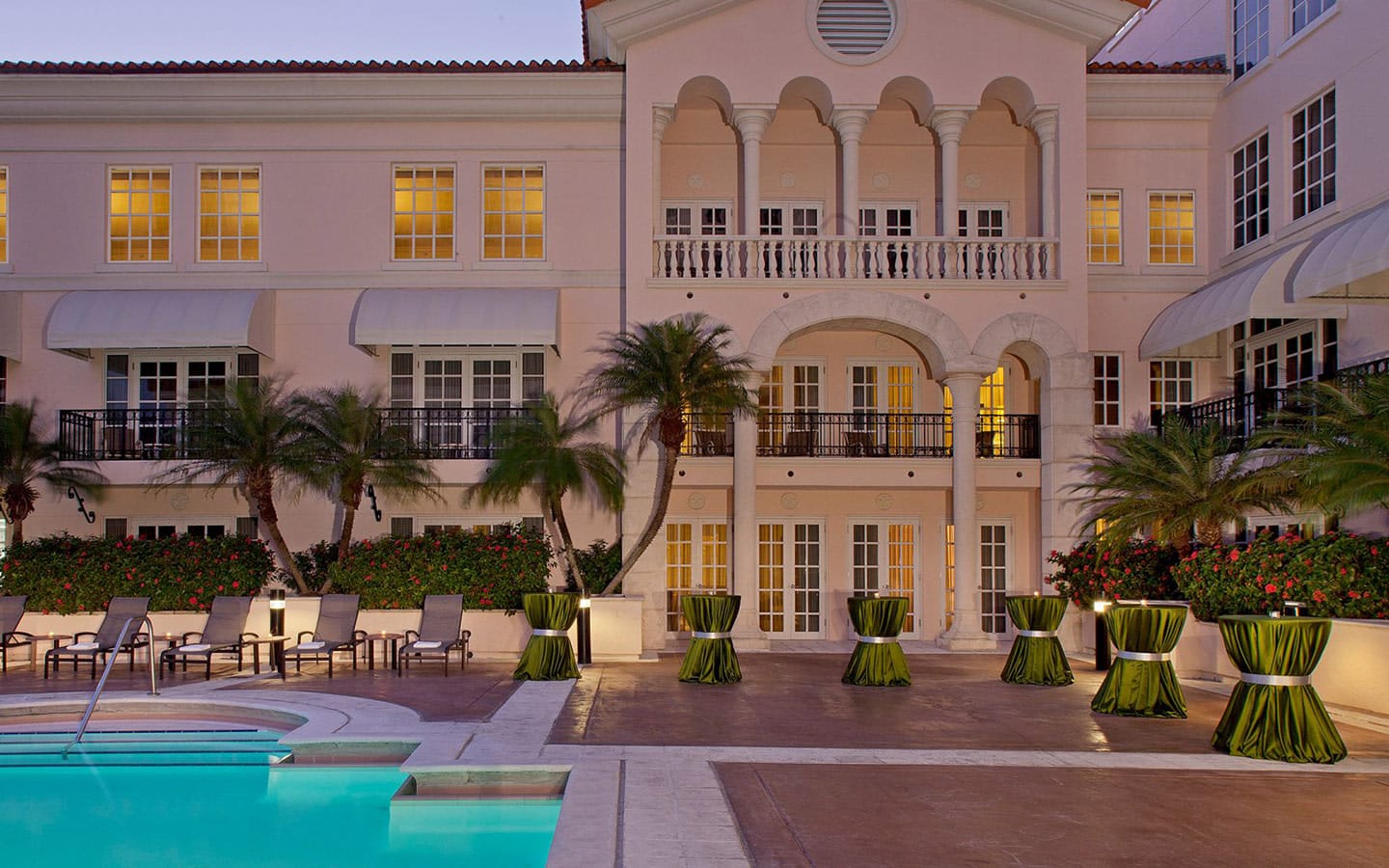 Hyatt Regency Coral Gables pool one of the best hotels in the city beautiful. 