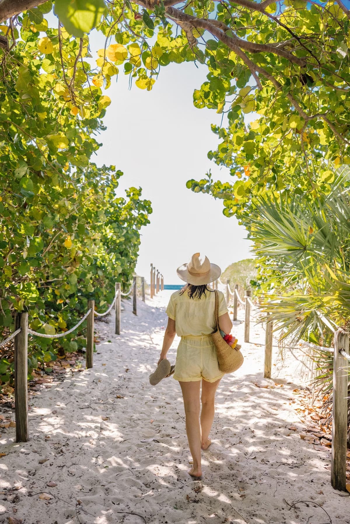 Walkable beach access near The Betsy Hotel in South Beach — calm, safe path to the ocean for first-time visitors.